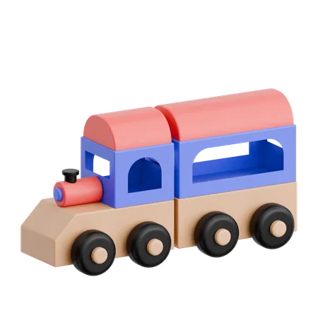 Tren de juguete  3D Icon