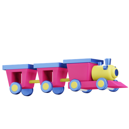 Tren de juguete  3D Icon