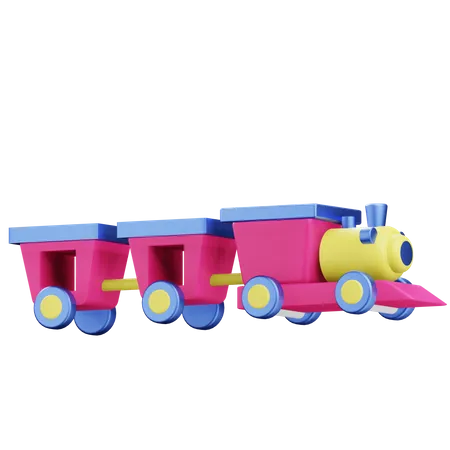 Tren de juguete  3D Icon