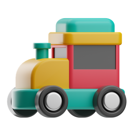 Tren de juguete  3D Icon