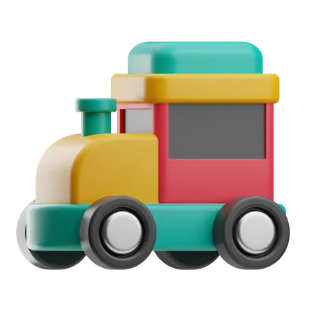 Tren de juguete  3D Icon