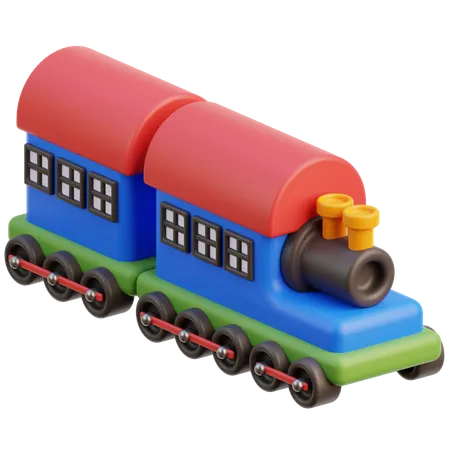 Tren de juguete  3D Icon