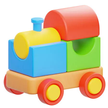 Tren de juguete  3D Icon