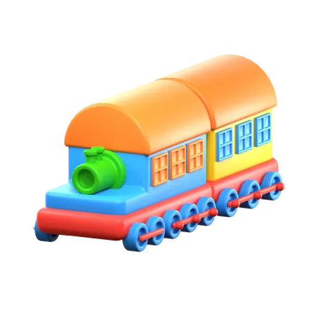 Tren de juguete  3D Icon