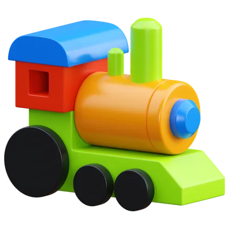 Juguetes de tren  3D Icon