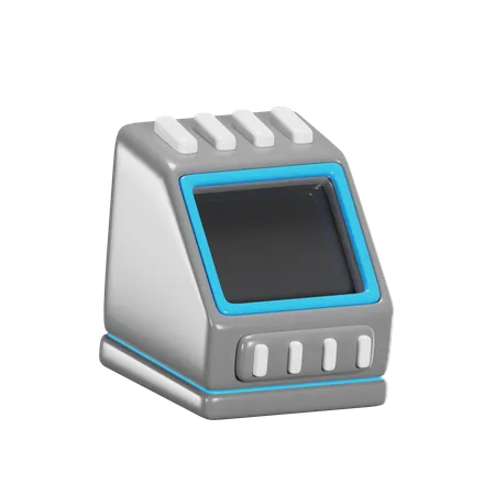 Escáner nfc de tren  3D Icon