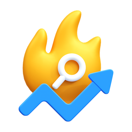 Trend  3D Icon