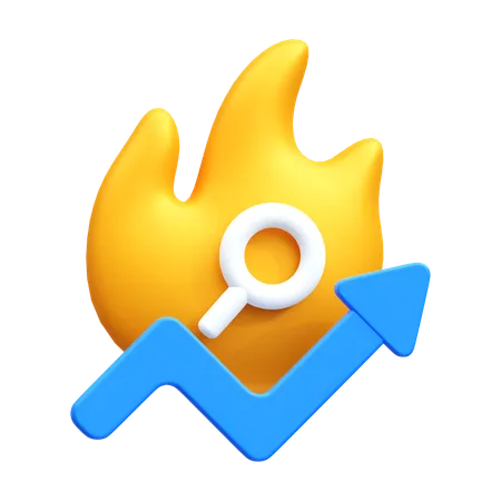 Trend  3D Icon