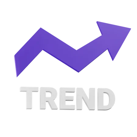 Trend  3D Icon