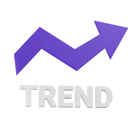 Trend  3D Icon