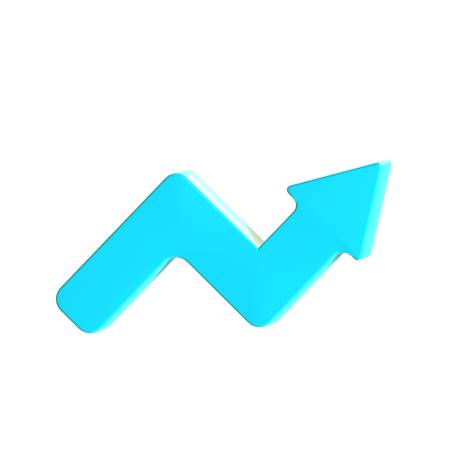 Trend Arrow  3D Icon