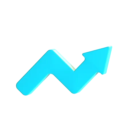 Trend Arrow  3D Icon