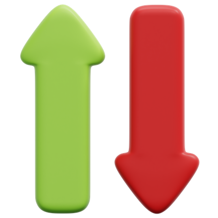 Trend shift  3D Icon