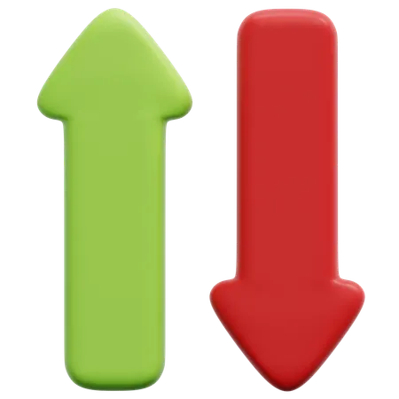 Trend shift  3D Icon