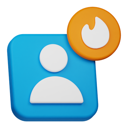 Trendbenutzer  3D Icon