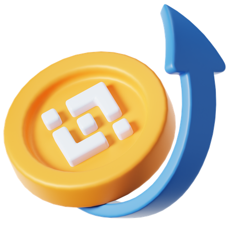 Trending Binance  3D Icon