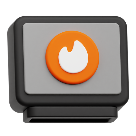 Trending Television  3D Icon