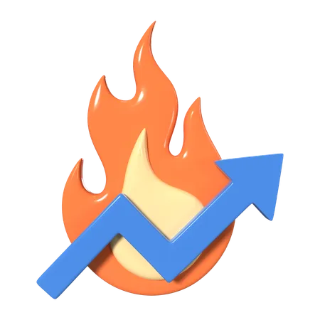 Trends  3D Icon