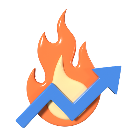 Trends  3D Icon