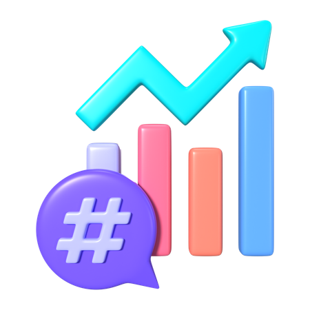 Trends  3D Icon