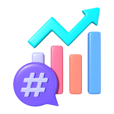 Trends  3D Icon