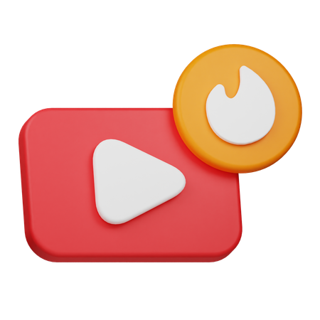 Trendvideo  3D Icon