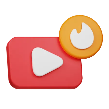 Trendvideo  3D Icon