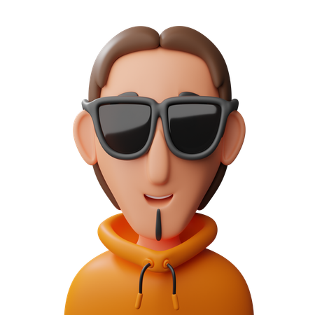 Trendy Man avatar  3D Icon