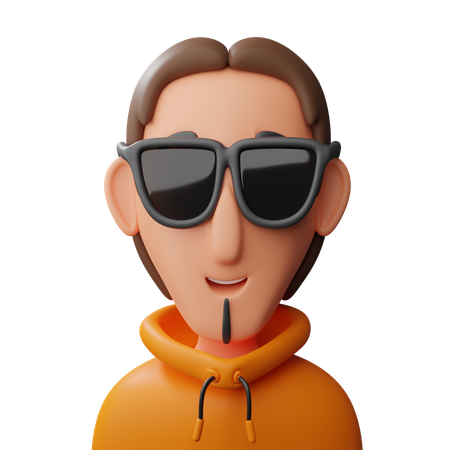 Trendy Man avatar  3D Icon