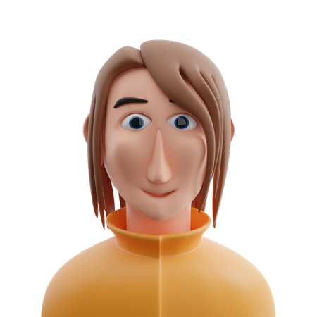 Trendy Woman Avatar  3D Icon