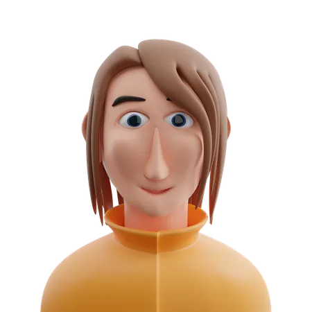 Trendy Woman Avatar  3D Icon