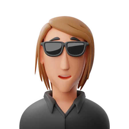 Trendy Woman Avatar  3D Icon