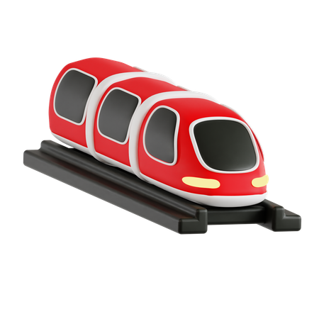 Trenes  3D Icon