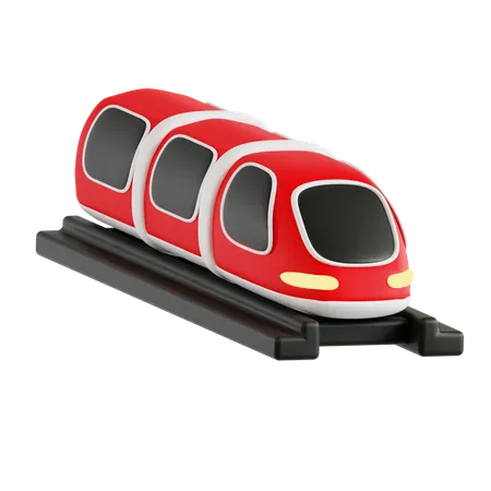 Trenes  3D Icon