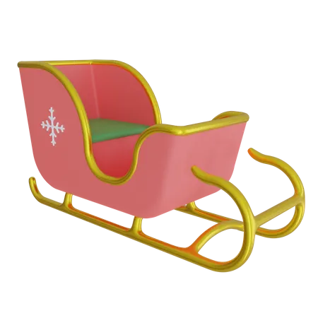 Trenó  3D Icon