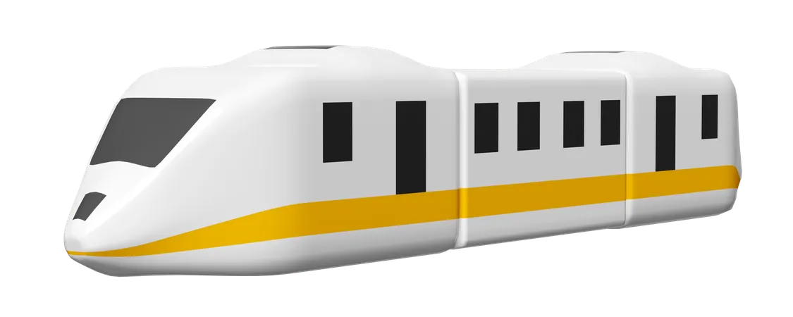 Treno  3D Illustration