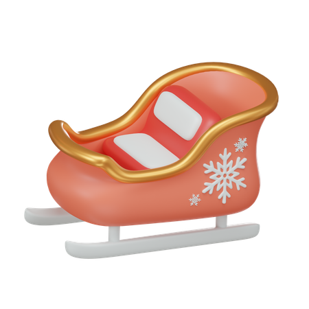 Trenó de natal  3D Icon