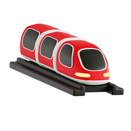 Trens  3D Icon