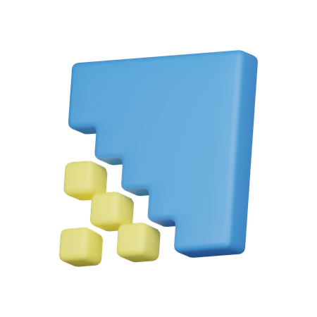 Treppe  3D Icon