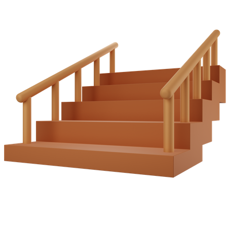 Treppe  3D Icon