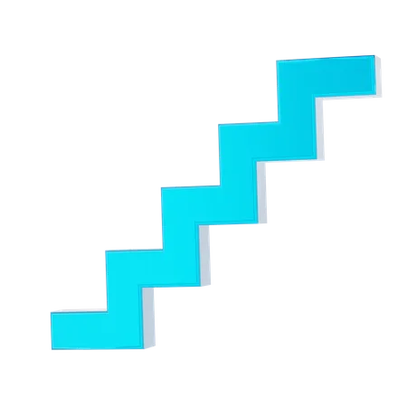 Treppe  3D Icon