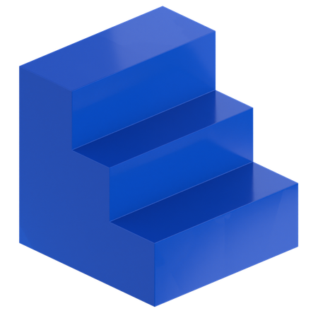 Treppendesign  3D Icon