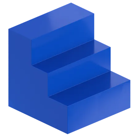 Treppendesign  3D Icon