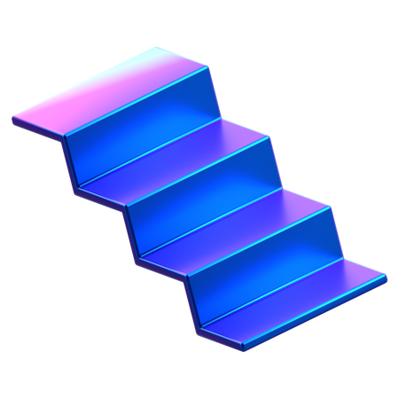 Treppendesign  3D Icon