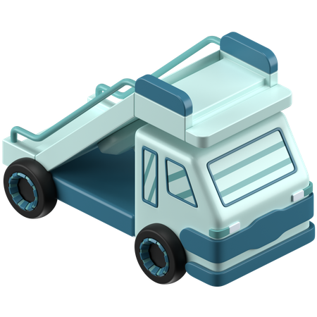 Treppenwagen  3D Icon