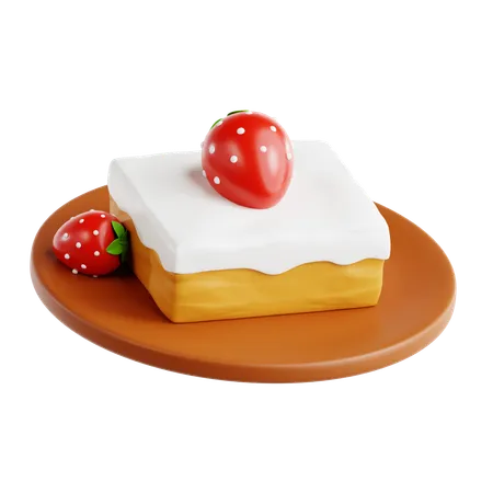 Tres Leches Cake  3D Icon
