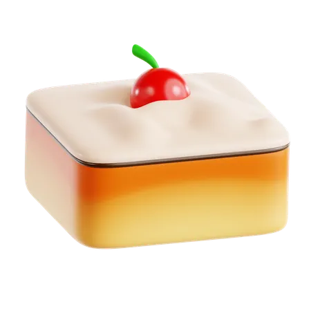 Tres Leches Cake  3D Icon