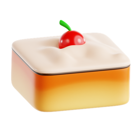 Tres Leches Kuchen  3D Icon