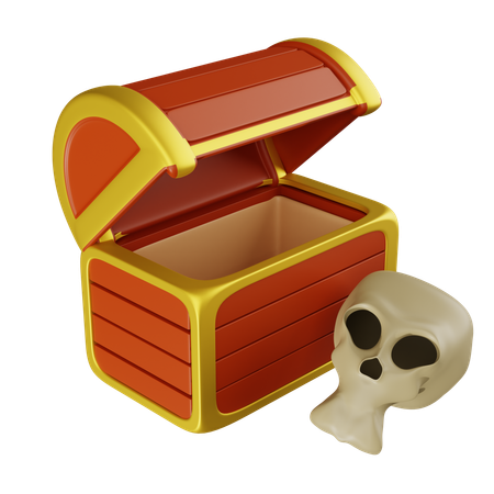 Trésor vide  3D Icon