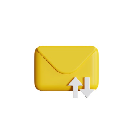 Tri du courrier  3D Icon